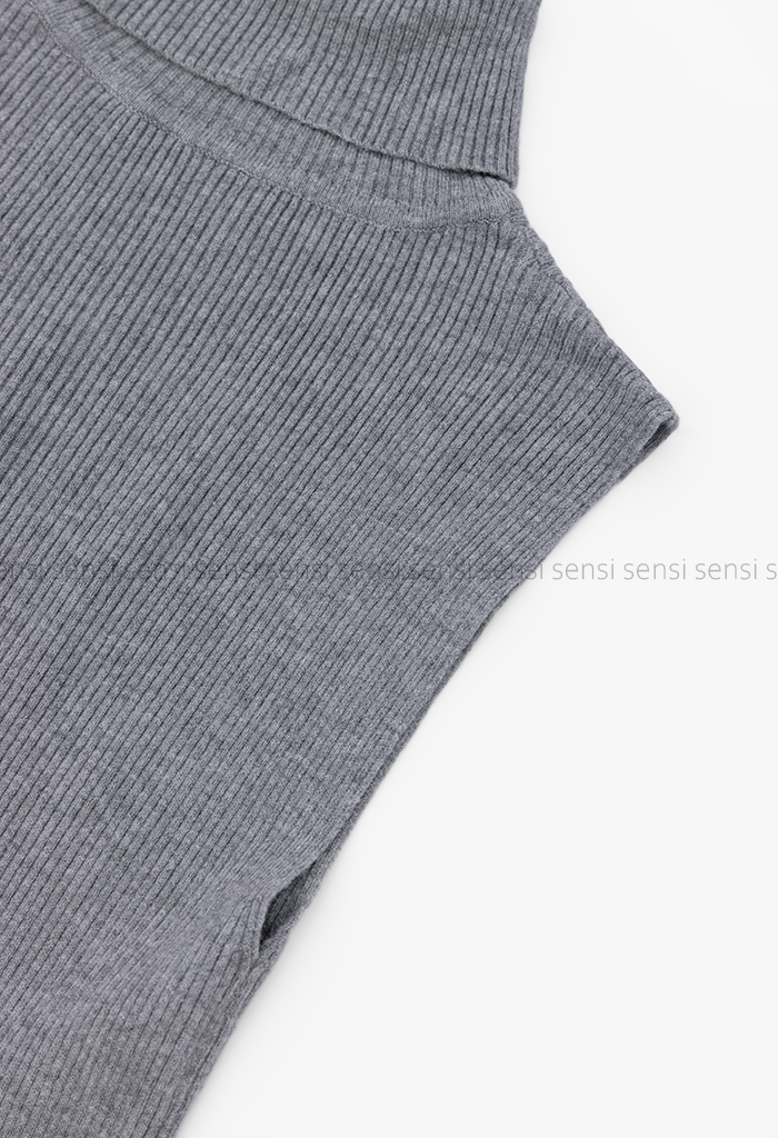 تاپ بافت زنانه یقه اسکی حلقه ای کد1006692